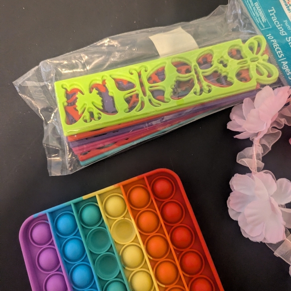 Colorful Pop It Fidget Toy Set bundle - Picture 5 of 7